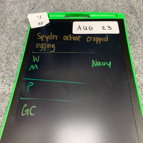 Spyder Active Leggings Womens M Medium Navy Cropped Pull On Stretch Pockets Yoga - Picture 10 of 11